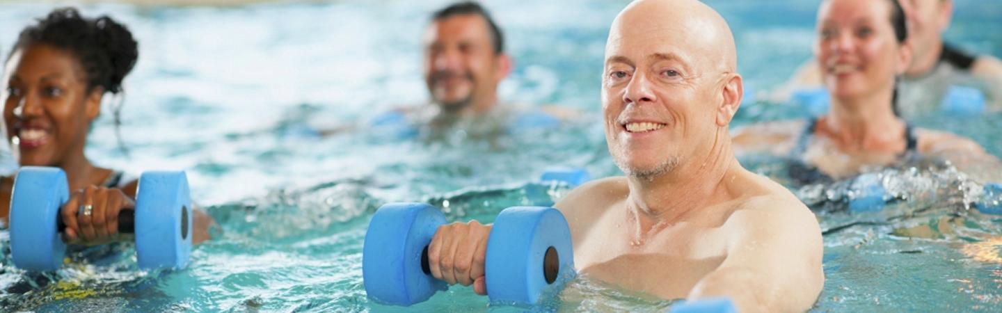 Ymca water online aerobics